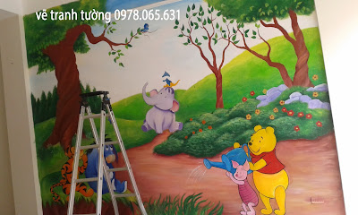 vẽ tranh tường mầm non,mẫu giáo vẽ tranh tường mầm non ,tranh tường mẫu giáo đẹp