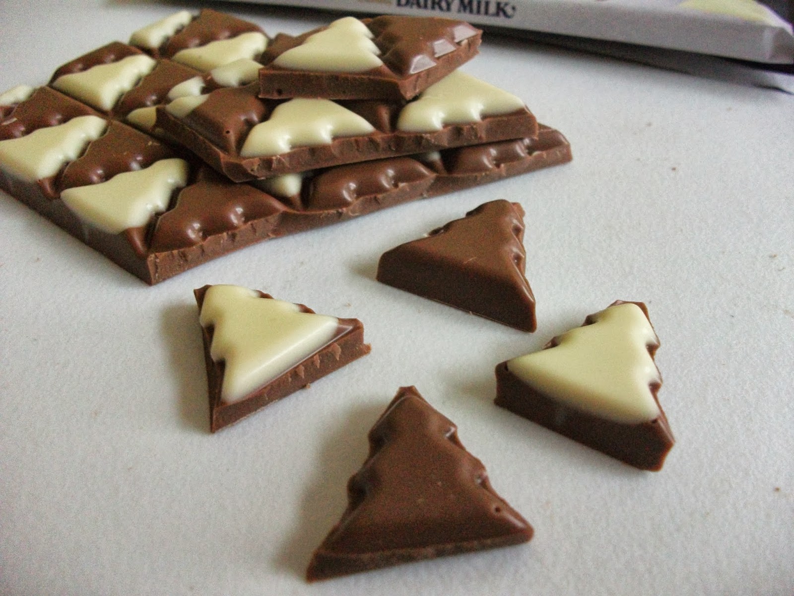 Cadbury Dairy Milk Winter Wonderland Treeshaped Milk & White