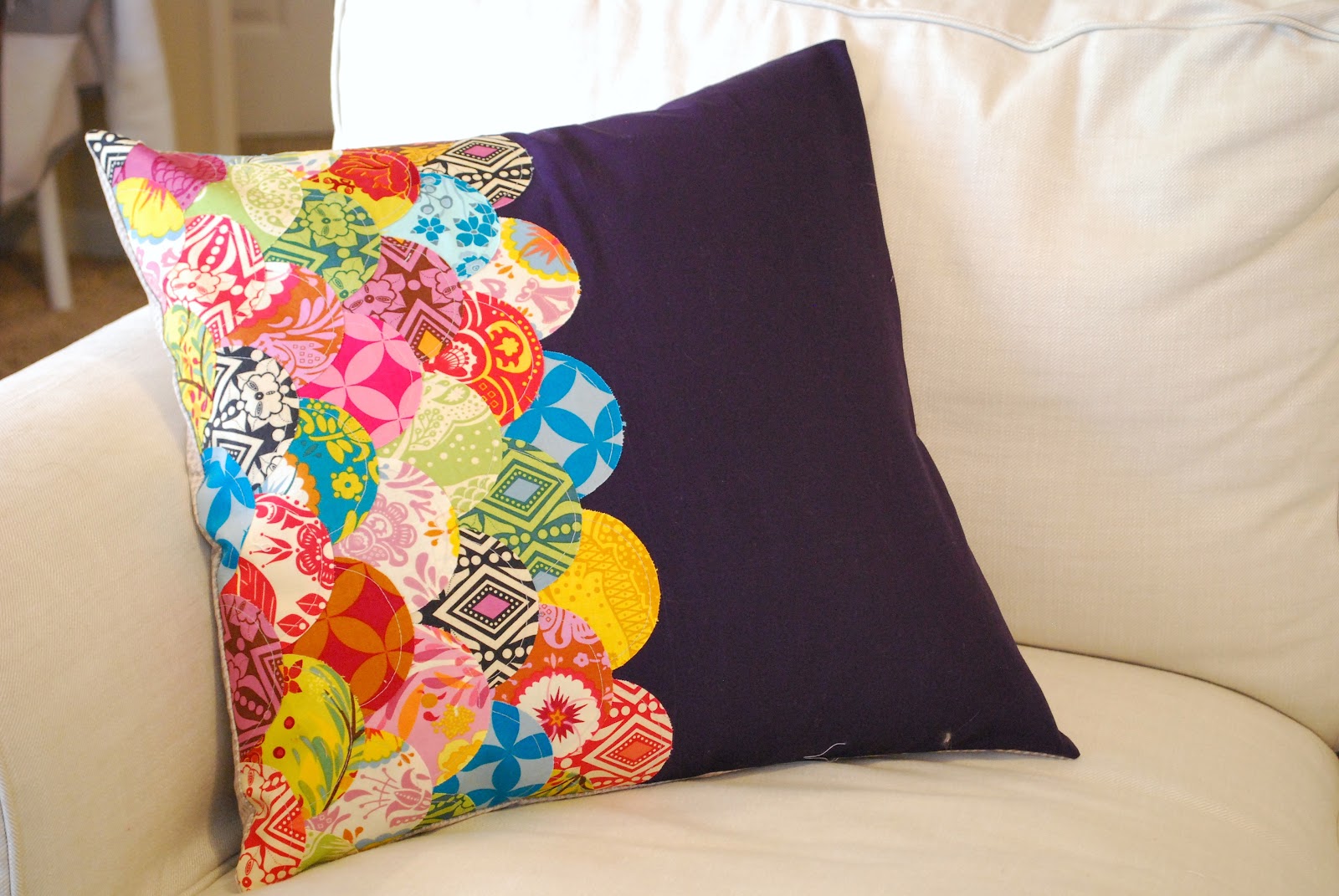 City Stitches Envelope Pillow Tutorial