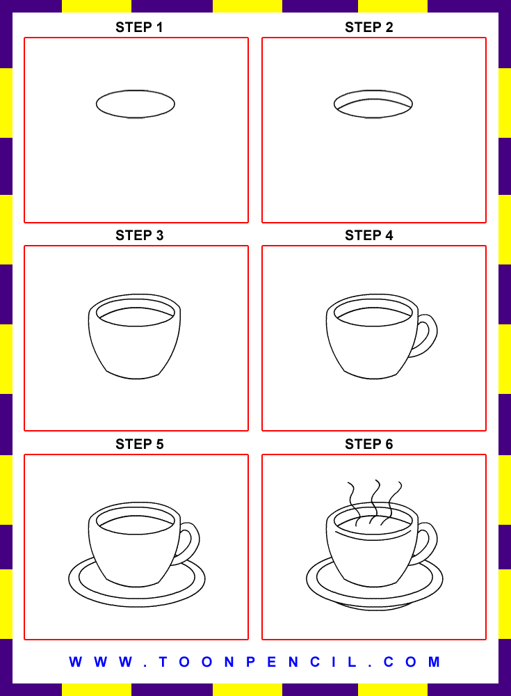 instructions for drawing a cup