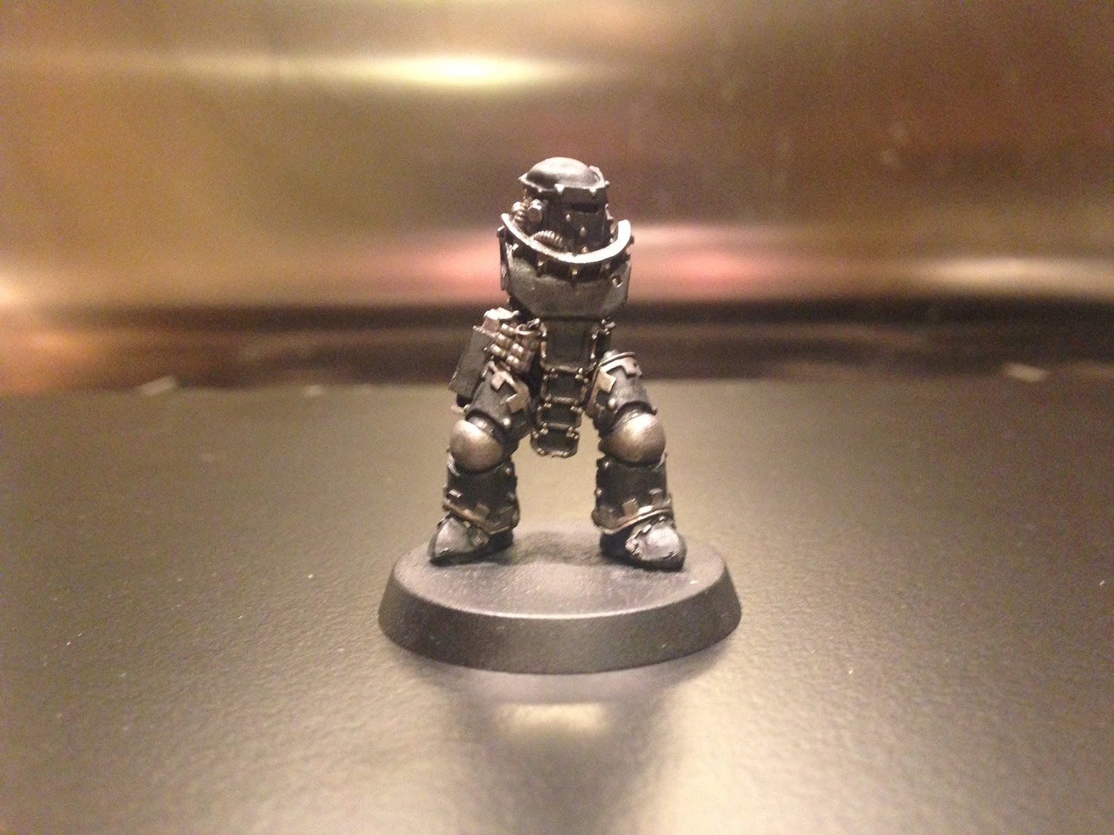 Battle Bunnies PreHeresy Iron Hands Paint Scheme