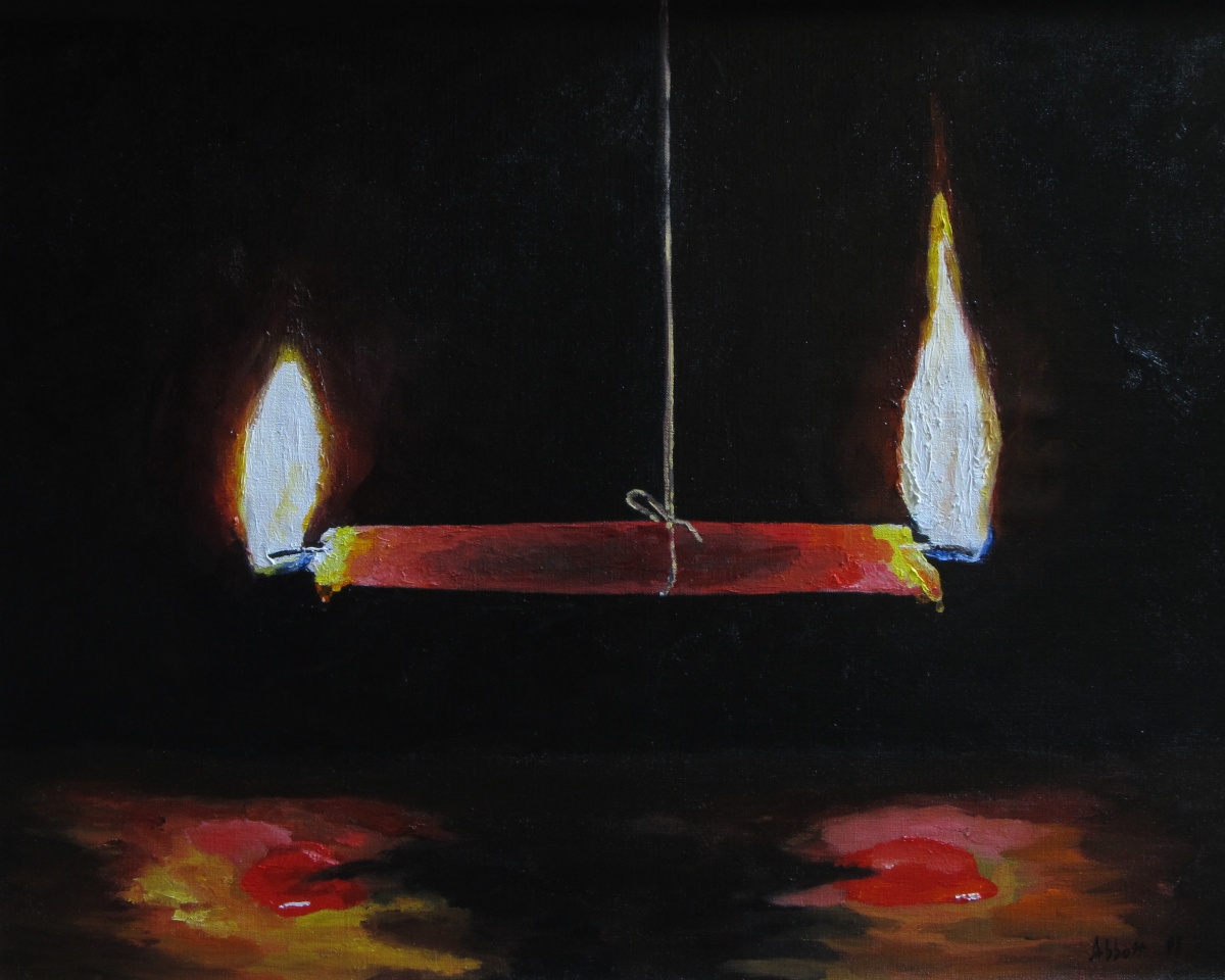 Painting Diary Burning the Candle at Both Ends