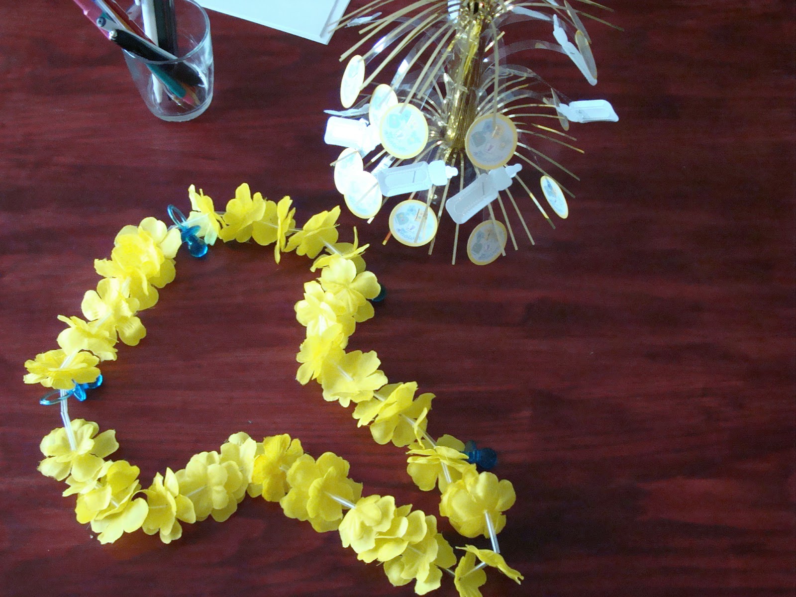 Glitter, gifts and going green Baby Shower