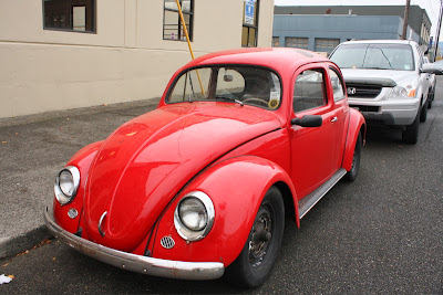 1956 Volkswagen Beetle Oval Window.