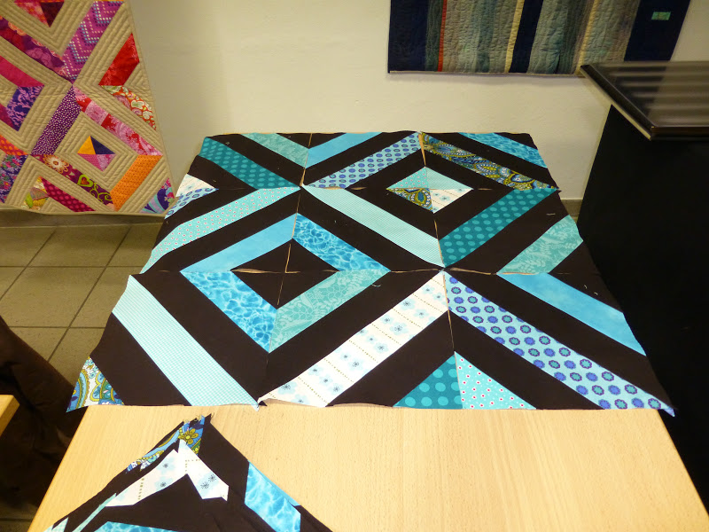 QuiltmanufakturBlog Weihnachtliche Vorführung bei Quilt et Textilkunst