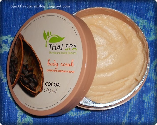 Body scrub Thai Spa review Sun after Storm