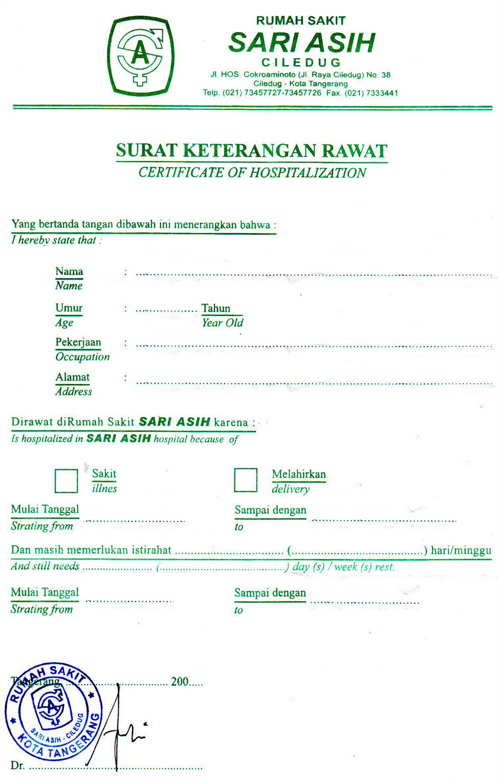 Cara Bikin Surat Sakit Disekolah Format Surat Yang Baik