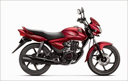honda shine red colour