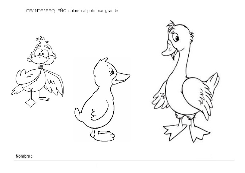 EL RINCÓN DE LOS PEQUES: FICHAS PARA TRABAJAR: GRANDE-MEDIANO Y ... EL RINCÓN DE LOS PEQUES: FICHAS PARA TRABAJAR: GRANDE-MEDIANO Y ...