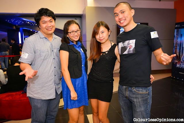 Bloggers Bernard, Nicole, Iris & myself at GSC 2013 Year End Media Get Together Party Bloggers ColourlessOpinions.com's Tony Teh, Iris Loong & Bernard Chung at GSC 2013 Year End Media Get Together Party