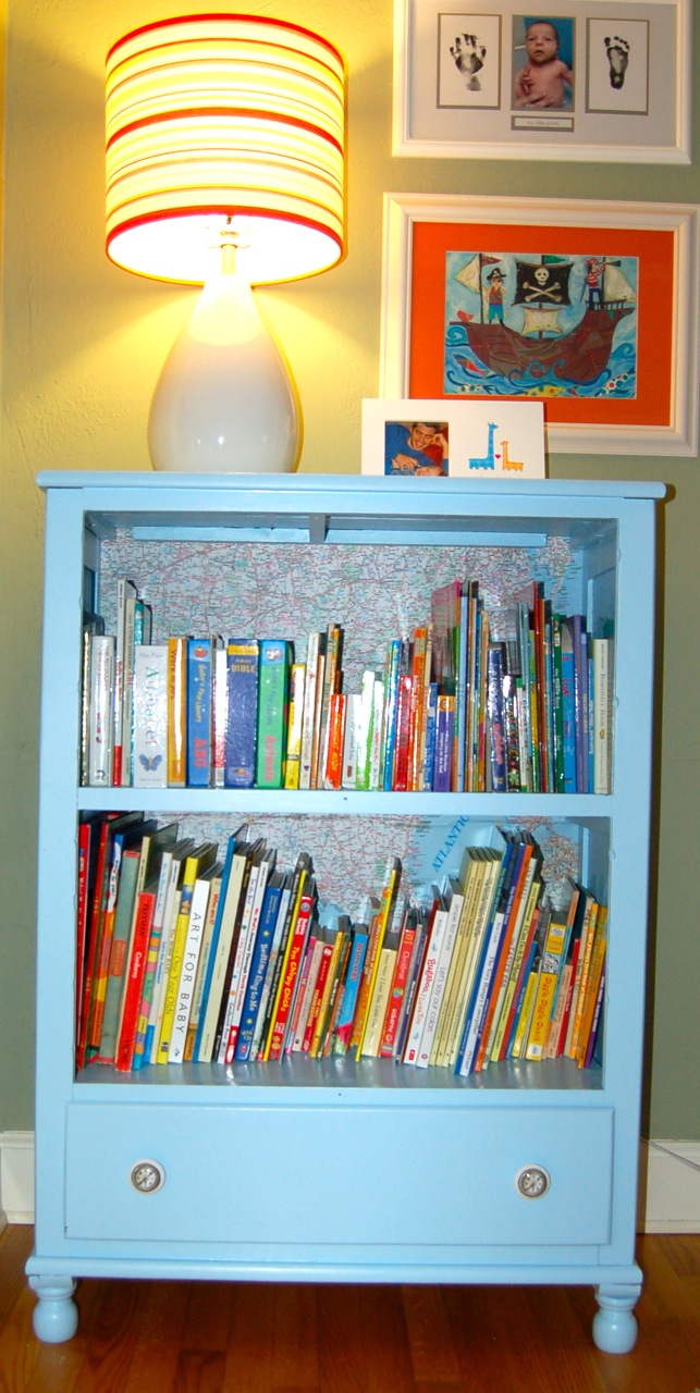 ReLoved Furniture & More! Baby Dresser Turned Bookshelf Feb. 11, 2012