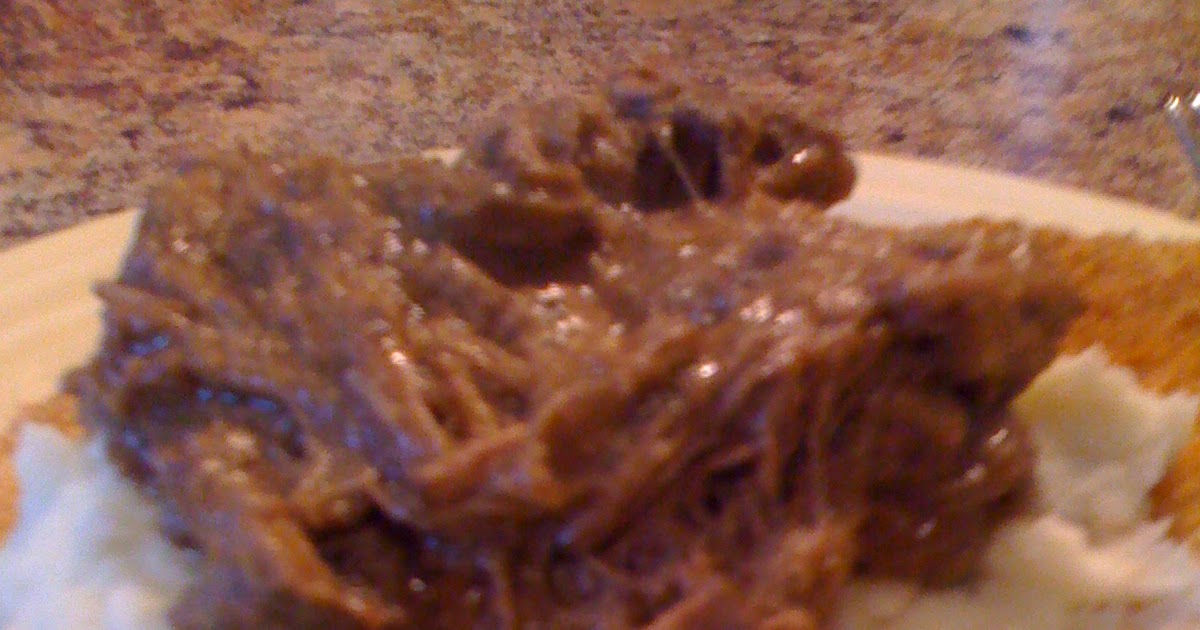 Slow Cooker Open Face Roast Beef Sandwiches with Whipped Potatoes and Homemade Gravy