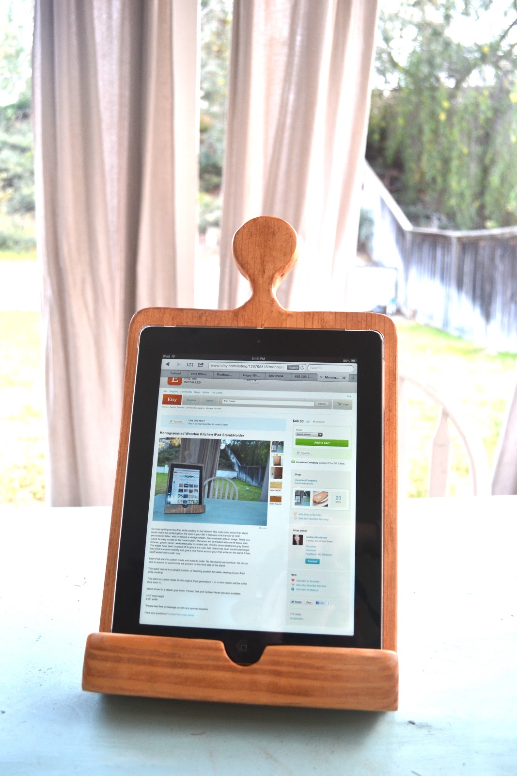 Queen Of Kings Wooden Monogrammed Kitchen Ipad Stand Now Available Wooden Monogrammed Kitchen Ipad Stand Now Available In Our