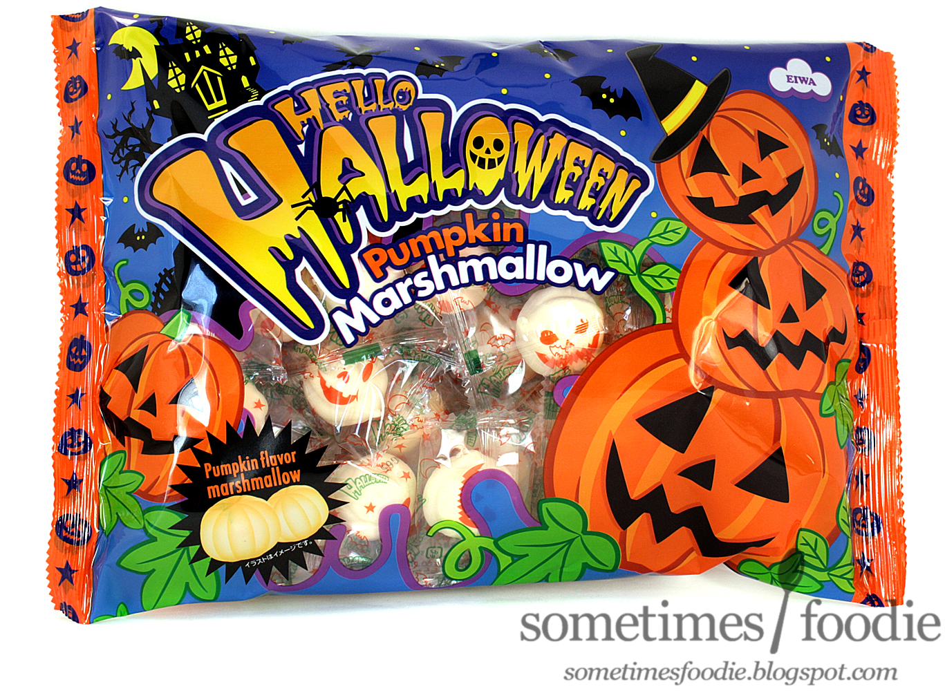 Sometimes Foodie Hello Halloween Pumpkin Marshmallows HMart