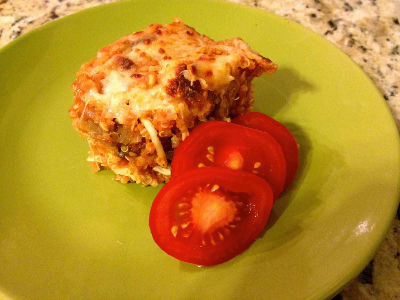 The Nerdy Chef Eggplant Parmesan Quinoa Casserole