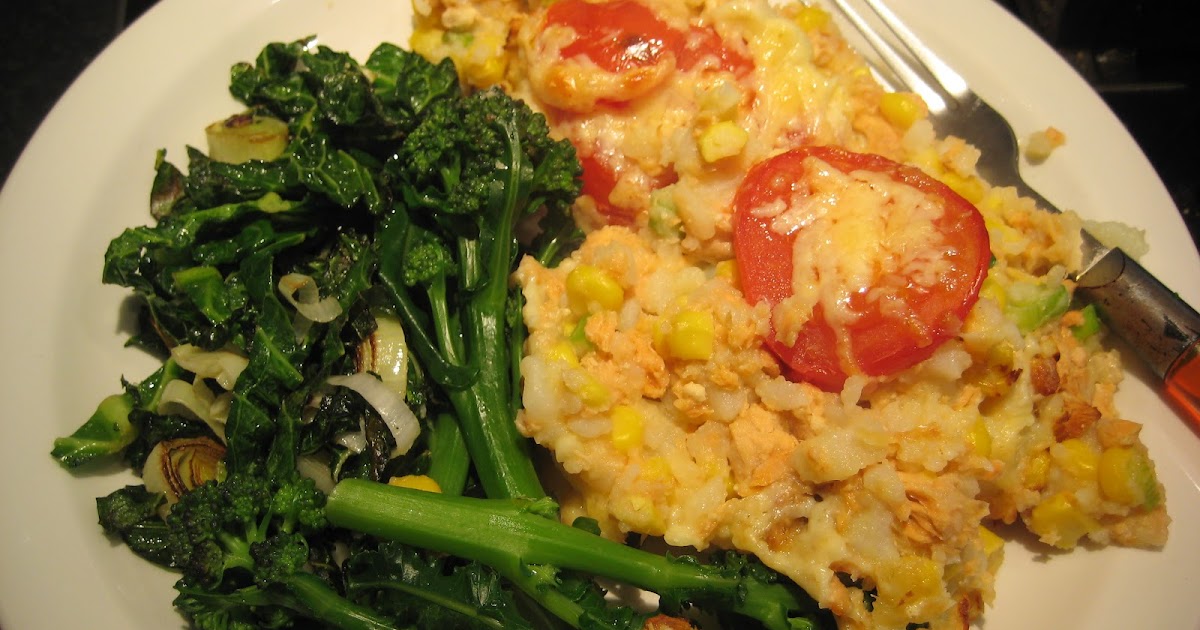 Lemon and Cheese Salmon Hash