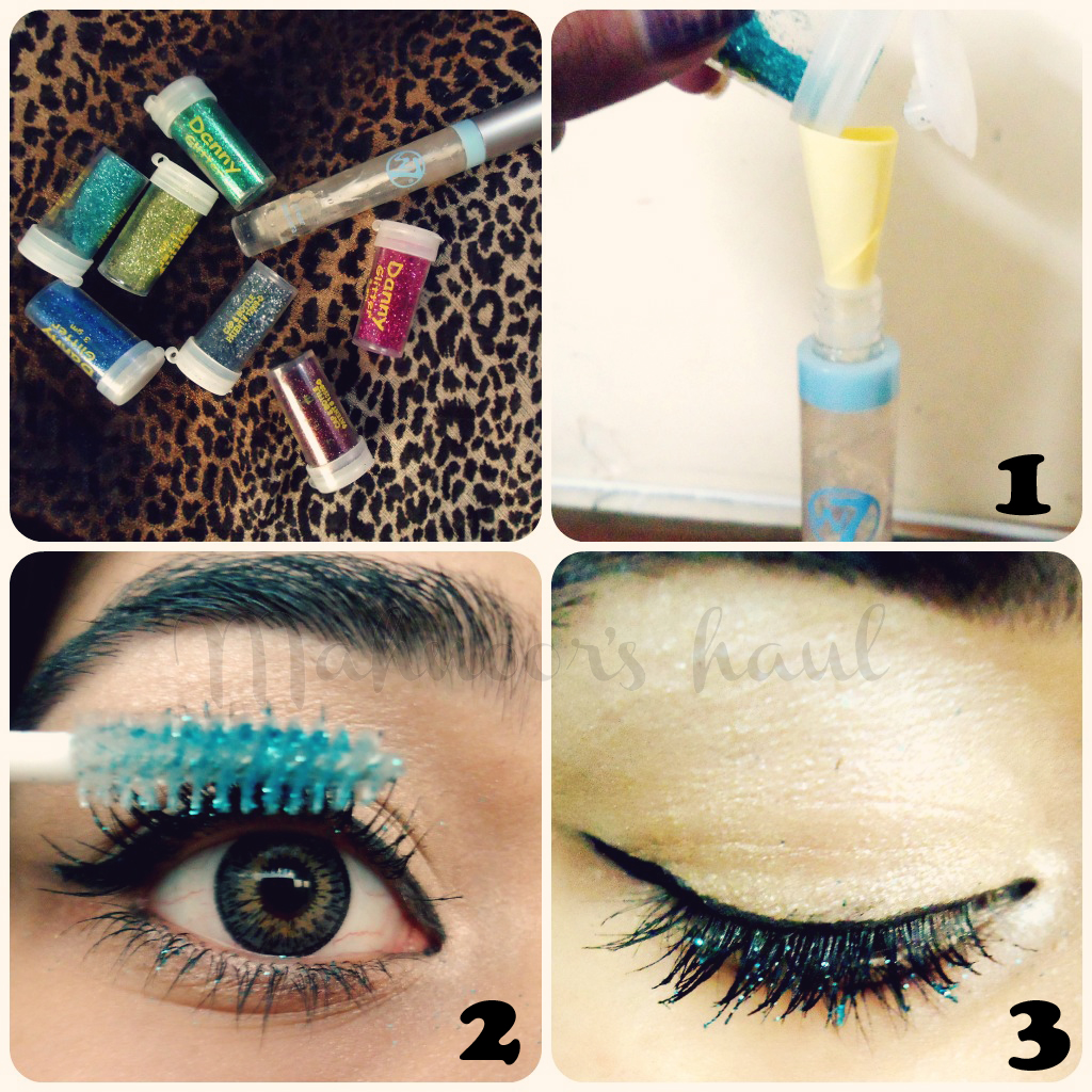 Mahnoor's Haul DIY How To Make Your Own Glitter Mascara