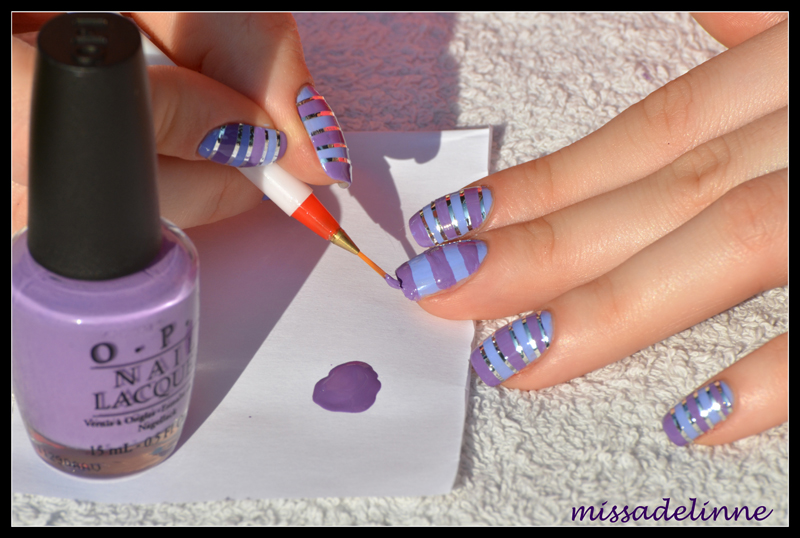 lavender stripes