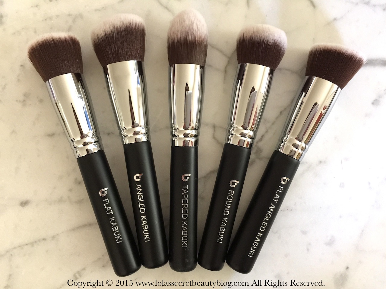 lola's secret beauty blog Beauty Junkees 5 Piece Large Kabuki Brush