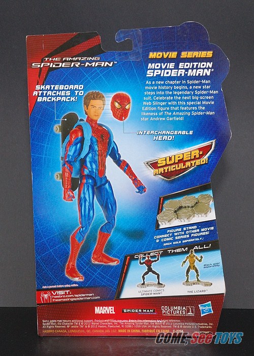 The Amazing Spider-man Movie Series 6 Action Figure Walmart