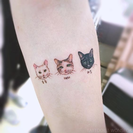 tatuajes de gatos