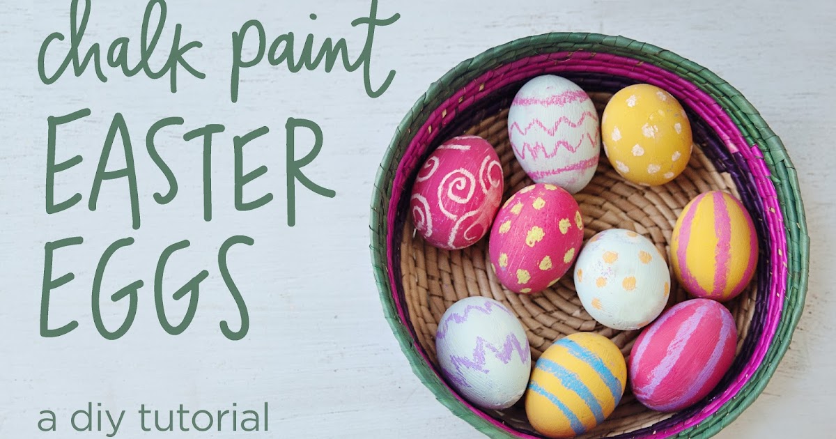 Go Fish Style DIY Tutorial Chalk Paint Easter Eggs