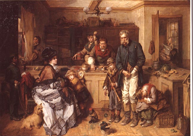 British Paintings: Thomas Faed - From Hand to Mouth — He Was One of the