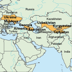 GEORGIA UZBEKISTAN UKRAINE