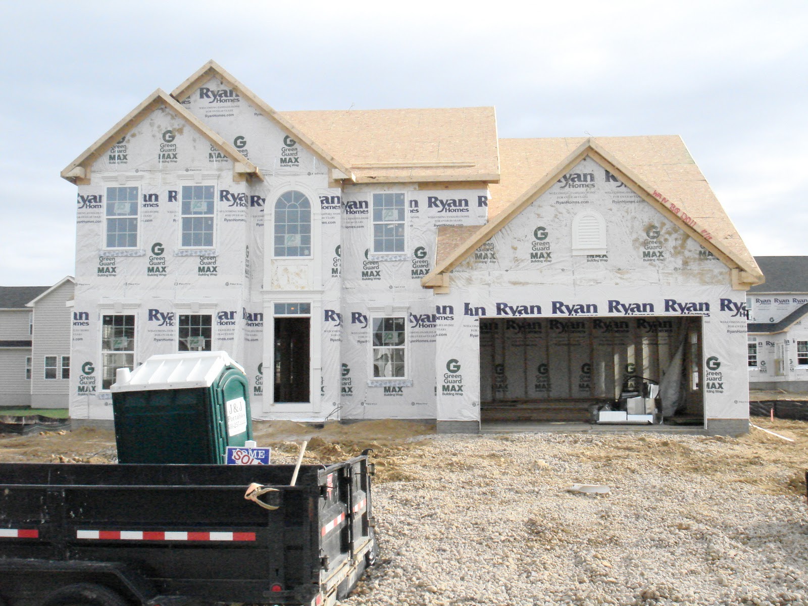 Building a Ryan Homes Zachary Progress continues