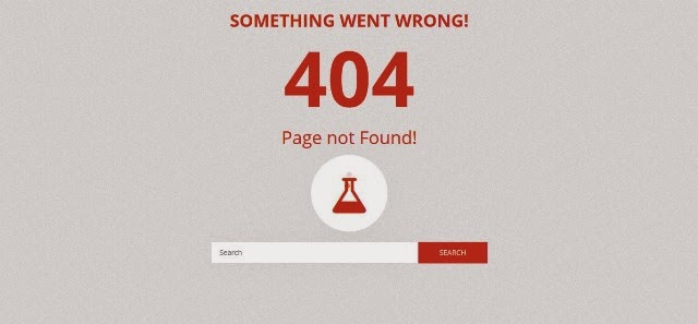 Chemico - Responsive Animated 404 Error Template