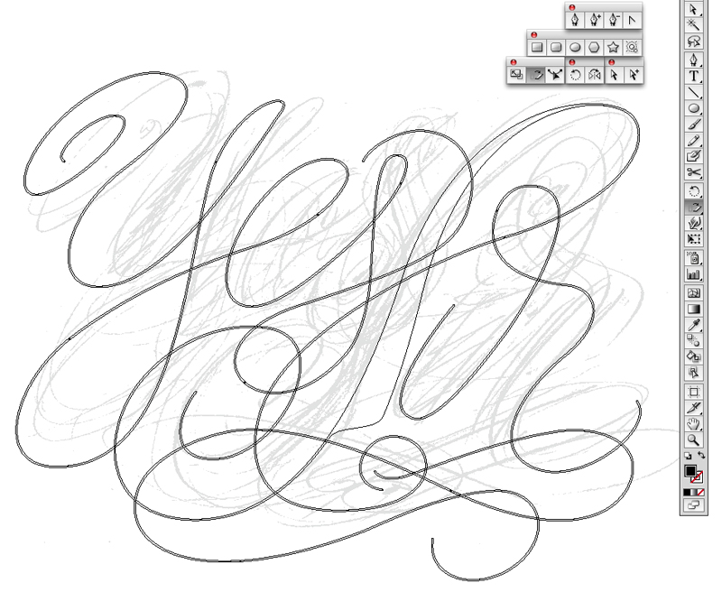 the art of hand lettering yes sir free form lines