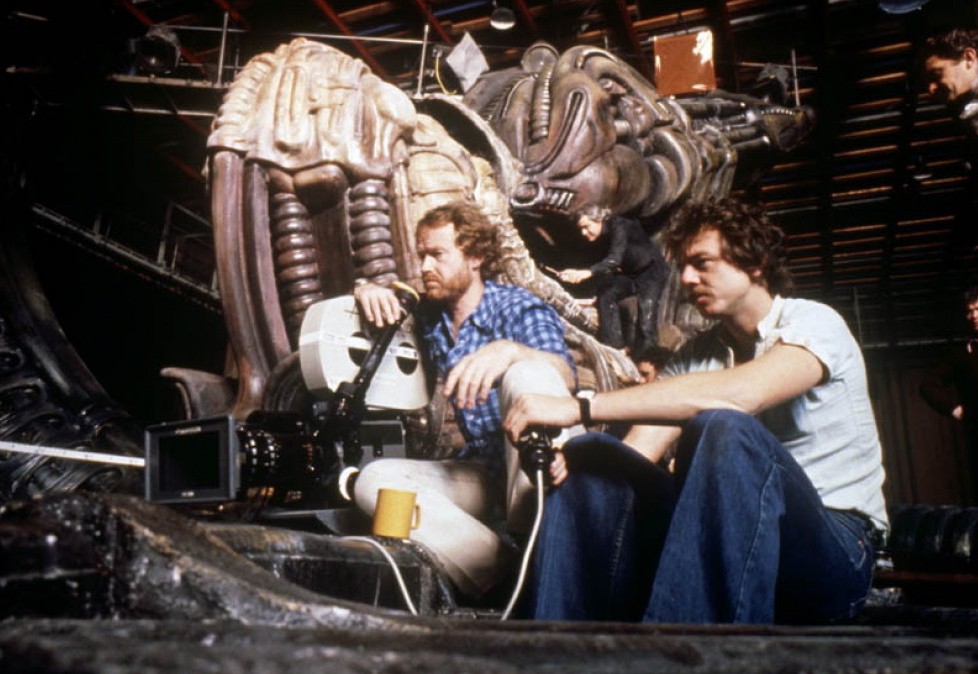 Flooby Nooby: Ridley Scott - On the set of "Alien" (1979)