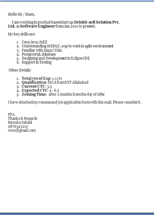 how to build a cover letter