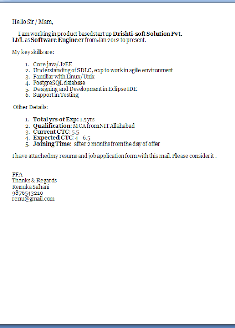 creating a cover letter for a resume