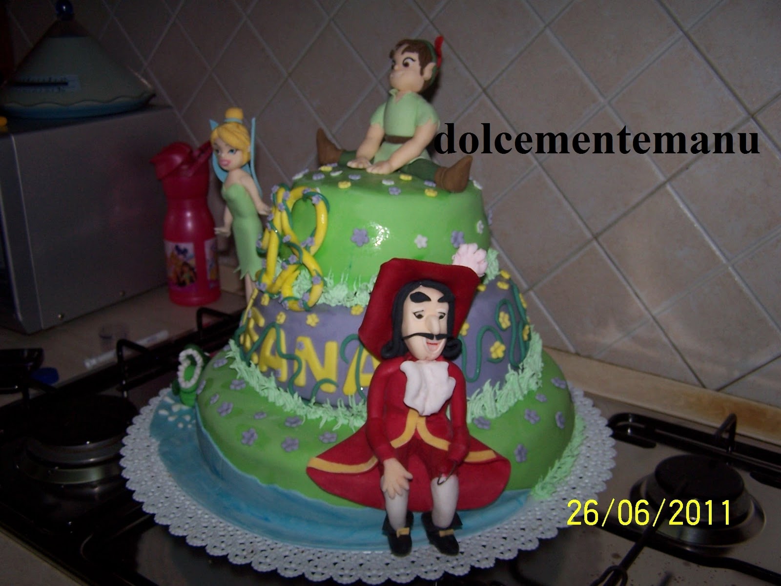dolcementemanu peter pan ,trilly e capitan uncino