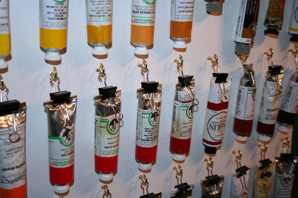 Matt Sterbenz Fine Art Storing tubes of paint