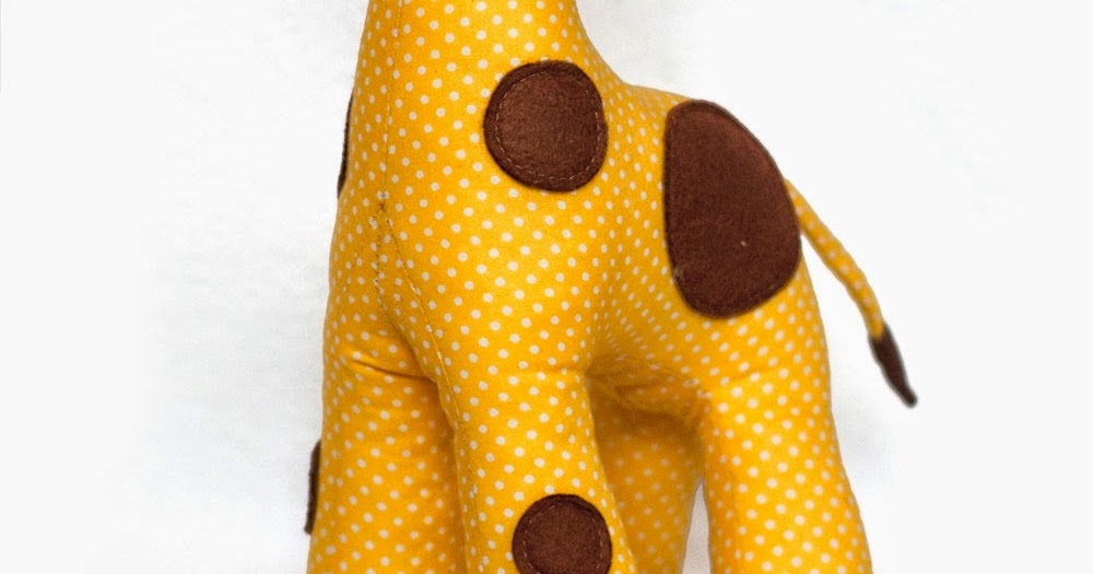 Toy Patterns by DIY Fluffies Giraffe sewing pattern