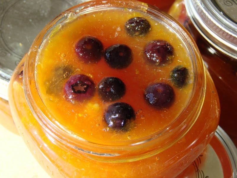 ...a quiet life... orange blueberry marmalade