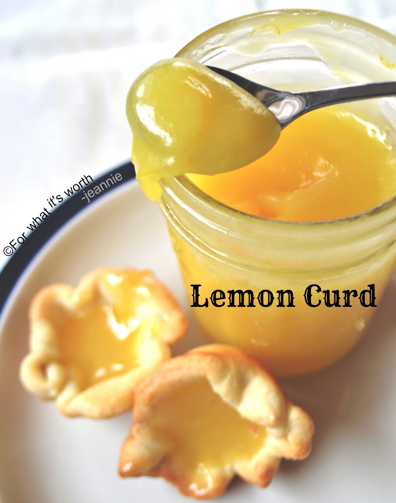 Lemon Curd Tarts