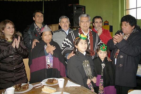 Despedida con dirigentes Mapuche de la Araucanía