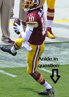 Image result for rg3 foot