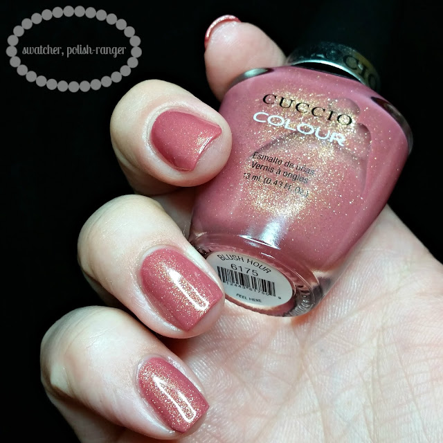 swatcher, polish-ranger | Cuccio Colour Blush Hour swatch