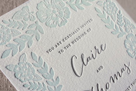 katharine watson letterpress invitations letter press plate