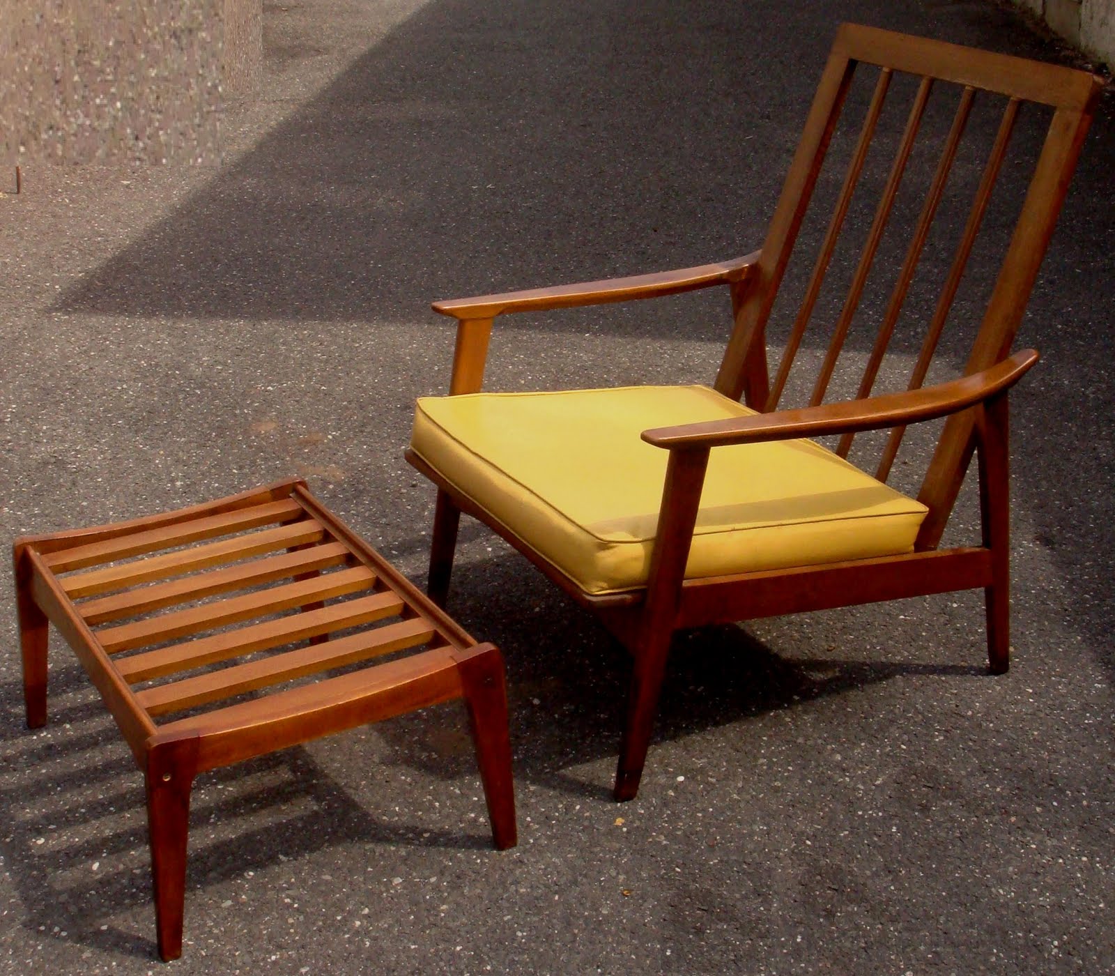 Nicole Wood Interiors SOLD!!! Mid Century High Back Lounge Chair w