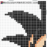 hama beads midi goku