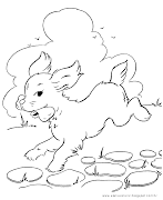 A fazendinhacolorir (free dog coloring page)