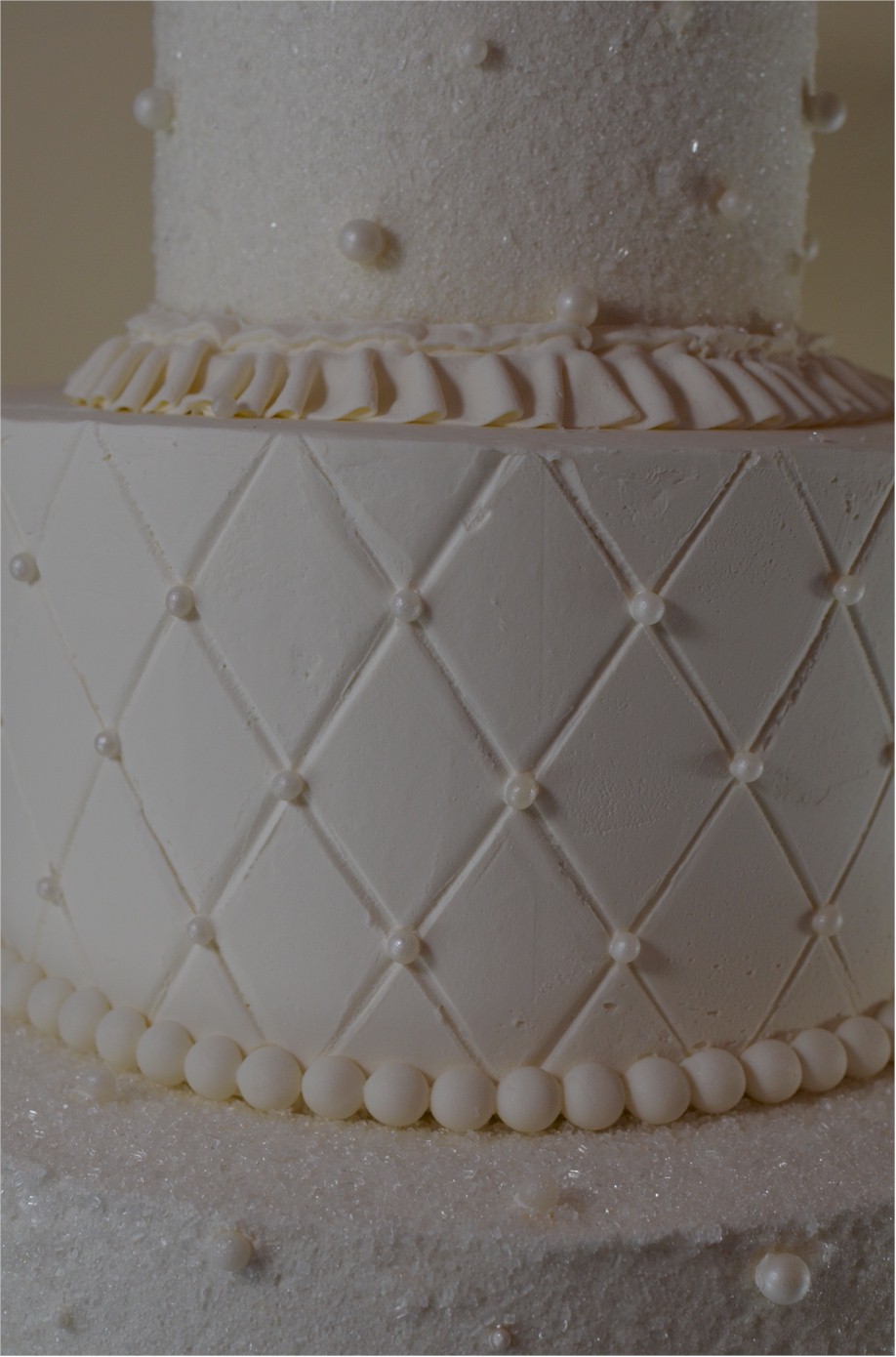 Line Texture Cake : Texture on buttercream cakes