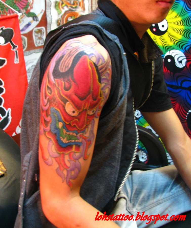 Loh's Tattoo Studio: Japanese Devil Mask
