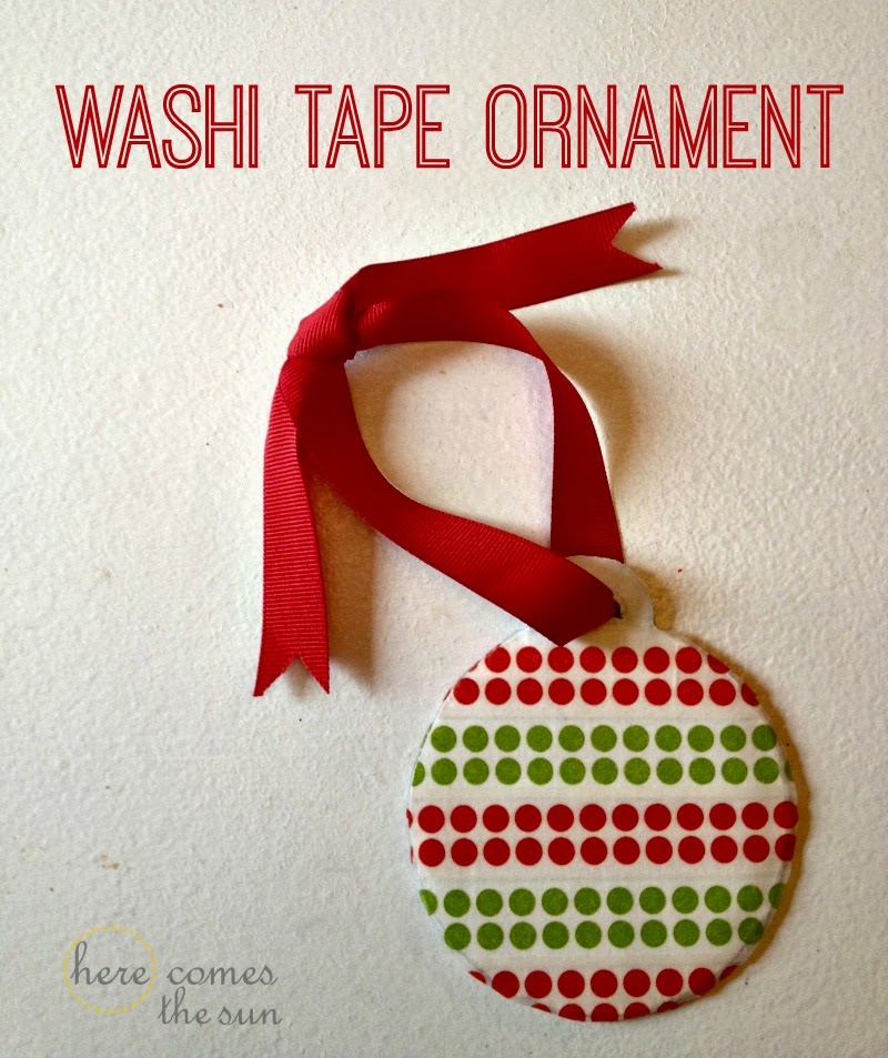 washi tape ornament here comes the sun washi tape ornament here comes the sun