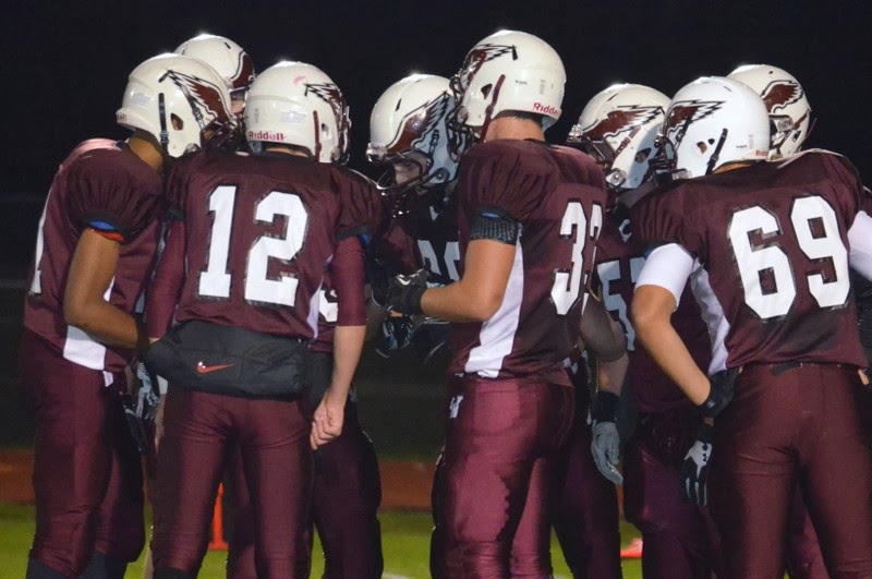 The Windham Eagle Sports Eagles varsity football hosts Edward Little